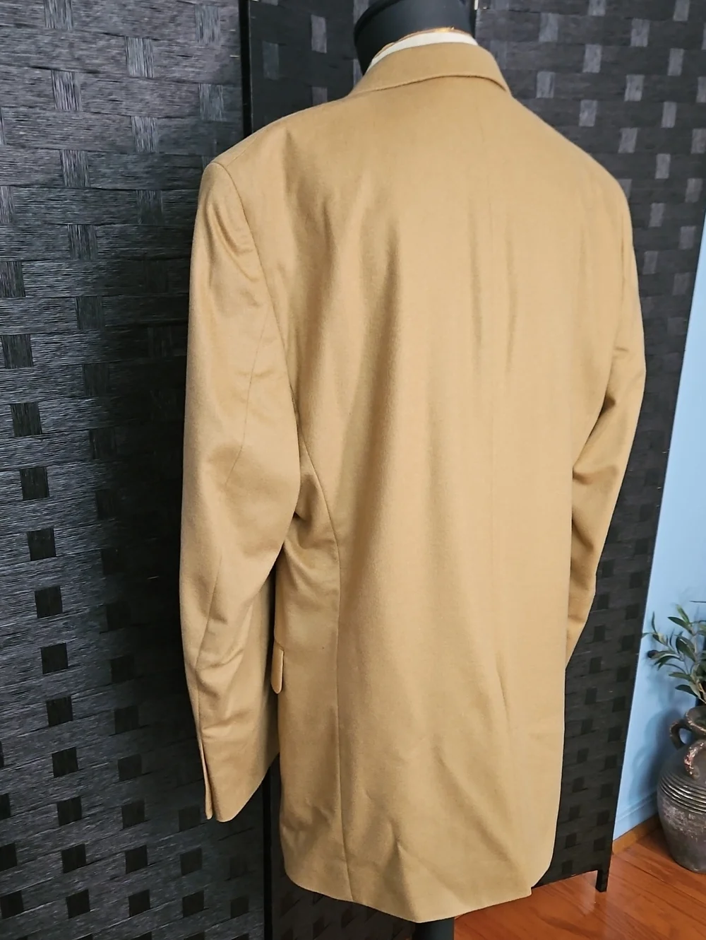 Jos. A. Bank Camel Tan Cashmere Single-Breasted Sport Coat 42L